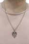 Gray Vintage Poseidon Ancient Greek God Steel Unisex Necklace Eu56 - 6