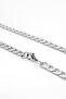 Gray 60 cm7 mmStriped Gürmet Men's Steel Chain DM94-7 - 2