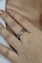 6 Mm. Steel Gray Roman Numeral Women's Ring Eu32By - 4