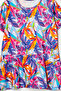 Leaf Patterned Flounce Skirt Bonnet Girl's Three Piece Swimsuit - 2