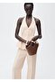Straight-Cut Fabric Trousers