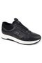 5333Y Men's Black Nata (40-44) Leather Casual Sports Shoes