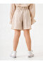 Girl's Scalloped Linen Shorts 2866 - 3