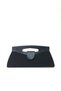 Black Color Suede Magnetic Closure Evening Dress Portfolio Clutch Wedding Henna Engagement Evening Bag - 3