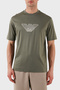 Logo Embroidered Regular Fit Cotton Crew Neck t Shirt Men's t Shirt Em 001033   Af1001