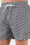 Logo Patterned Slim Fit Low Waist Swimsuit Short Men's Swimsuit Short - 4