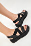 Women's Sandals 17827 - Black Matte - 3