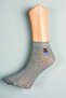 12 Pack Men's Gray Cotton Seasonal Breathable Booties Socks - 2