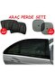 Auto Vehicle Car Side Window Sunshade Curtain Set 2 Side Window Curtains + 2 Suction Cup Curtains