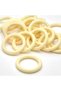 Rustic Curtain Ring Clip 10 Pieces Cream