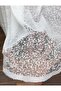 Custom Knitted Textured Tulle Curtain 550x250 Sparse Pleat 1/2 - 2