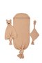 Tricot 3-piece Koza Kundak (Sleeping Bag) Set Stone