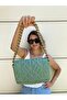Women's Mint Chain Quilted Shoulder Bag - 7