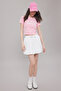 White Lace-Up Waist Balloon Mini Skirt Twoss25Et00066 - 2