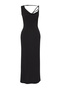 Limited Edition Black Back Detail Bodycon Stretchy Knitted Dress Twoss25El00509 - 3