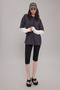 Anthracite Lace Detailed Oversize/Wide Fit Knitted T-Shirt Twoaw25Ts00022 - 2