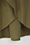 Green Lacing Detail Beach Wear Plus Size Skirt Tbbss25Az00016 - 6