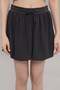 Antrasit Beli Bağcıklı Balon Mini Örme Etek TWOSS25ET00066 - 3