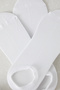 White Unisex 8'Li Economic Package Short Length-Invisible Summer Cotton Airy Socks Tmnss25Co00016 - 2