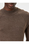 Knitwear Sweater High Neck Basic Textured Cotton Blend - 5