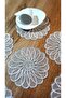 6-Pack Presentation Cocktail Napkin Tray Cover Coffee Presentation Guipure Cover - 2