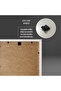 3 Pieces White Wood Framed Poster Frame, Front Protected Blank Frame Triple-Poster-Frame-White - 6