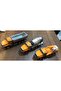 Toy Construction Trucks Digger Mixer Case Carrier Set of 3 Metal - 4