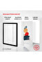 3 Pieces Black Wood Framed Poster Frame, Front Protected Blank Frame Triple-Poster-Frame-Black - 4