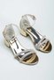 Double Banded Round Toe Buckle Detailed Coated Children's Patent Leather Casual Casual Shoes - 3