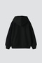 Ciao Star Printed Oversize Unisex Black Hoodie - 2