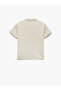Cotton Striped Short Sleeve Shirt with Pocket Detail - 4