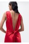 Long Satin Dress - 7
