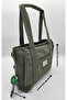 Smart Bags 1326 Linen Canvas Fabric Navy Blue Hand and Shoulder Bag - 2