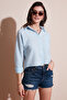 Regular Fit Striped Chest Pocket Textured Shirt Shirt 6772870 - 3