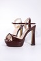 Roclas Series Stone Buckle Heeled Women's Evening Dress Shoes - 4