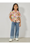 Contrast Hem Detail Straight Leg Jeans - 2