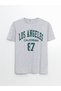 Crew Neck Los Angeles Printed Women's T-Shirt - 5
