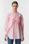 Dark Pink Shirt with Bow Detail - 2