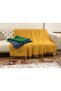 Mustard couch cover fish scale pattern 180*210 - 5