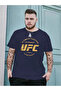 Ufc Printed Unisex Oversize Crew Neck T-Shirt
