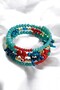 Design Dolamalıdal Coral Natural Stone Evil Eye Bracelet - 2