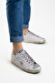Women's White Silver Sneakers Sneakers - 4