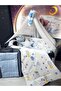 70X120 Baby Sleeping Set - 17 Piece Luxury Mosquito Net with Pompom (Apparatus Included)