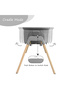 3 - IN - 1 Baby Rocker Bassinet / Infant Crib w / Mosquito net - Grey - 7
