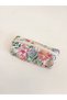 Lilac Pink Floral Single Eyed Pen Holder Washable Zippered School Pencil Case Pink Pen Holder - 3