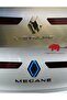 Megane 4 (2016-2025) New Design Emblem Covering Sticker - Bright Sky Blue & Piano Blackcompatible - 3