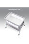 SLEEPZEN 2 Bedside Crib Bassinet - Grey - 3