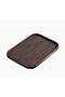 Set of 2 Bamboo Rectangular Non-Slip Presentation Trays – 40X30 cm & 33X22 cm for Tea, Coffee and Food - 2