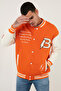 Oversize College Collar Pocket Bomber Jacket Men's Jacket 628mnh171 - 4
