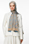 Selis Desen Double-Sided Shawl Mink-Turquoise